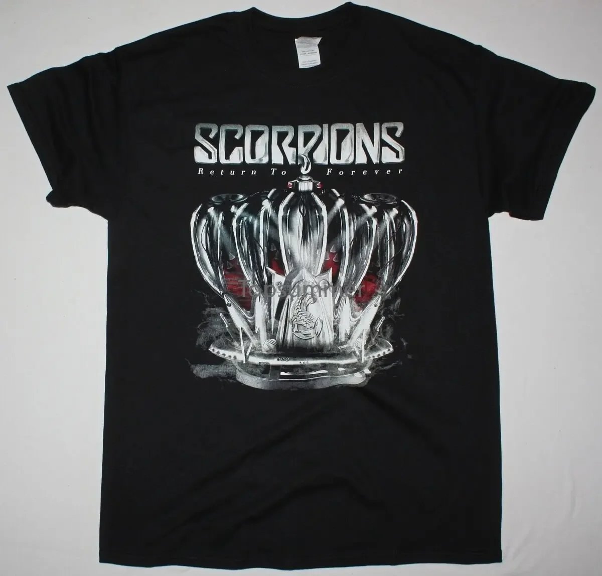 Scorpions Return To Forever Black T Shirt Klaus Meine Michael Schenker Group Ufo