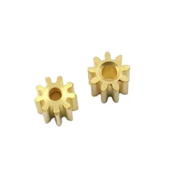 Z9-2A Z9-1.5A 0.5M Copper Gear 9 Teeth OD=5.5mm Hole 1.48/ 1.98mm Mechanical Motor Fittings Parts 92A 91.5A