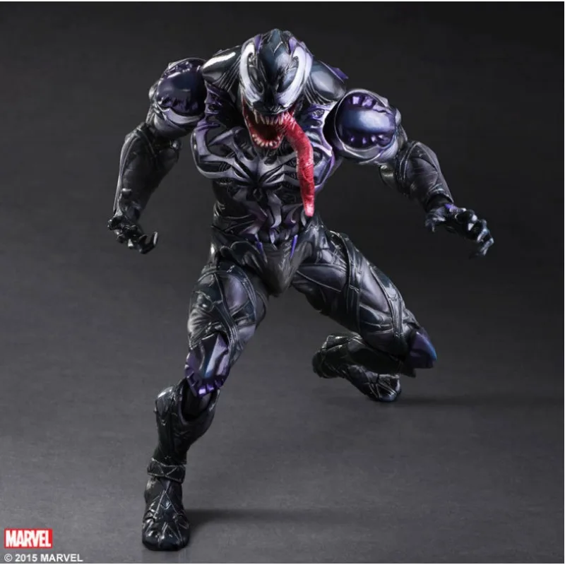 Marvel Anime PlayArts refit Spider-Man Venom Joint mobility Action Figures Pvc Handmade Model Pendant Collectible Toys Gifts