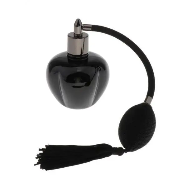 

2x 100ML Empty Glass Perfume Bottle with Bulb Tassels Vaporizer Toner Sprayer Cosmetic Container
