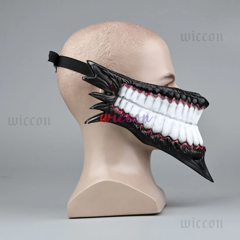 Hot New Anime Dandadan Cosplay Ken Takakura Okarun Devil Mask PVC Mask Halloween Monster Prop Accessories Christmas Cos