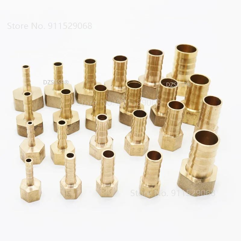 Brass Hose Fitting 4mm 6mm 8mm 10mm 19mm Barb Tail 1/8