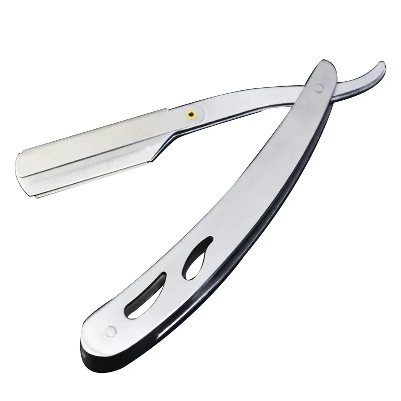 1/2/4Pcs Professional Manual Shaver Straight Edge Stainless Steel Barber Razor Men Folding Shaving Shave Beard Cutter