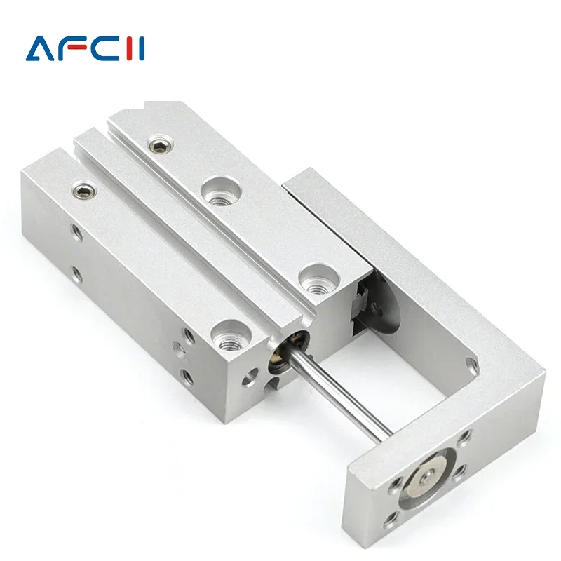 MXH/HLH السكك الحديدية اسطوانة MXH6 MXH10 MXH16 MXH20 SMC نوع الدقة اسطوانة هوائية الخطي الجانب السكك الحديدية دليل قضيب اسطوانة MXH6-10 #6