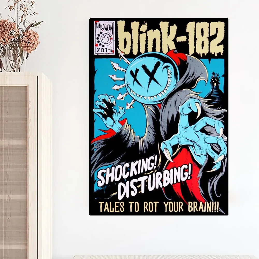 Band B-BLINK-182 Poster Prints Wall Sticker Painting Bedroom Living Room Decoration Office Home Self Adhesive