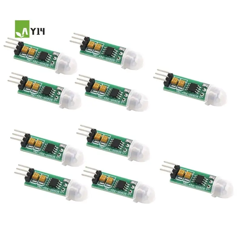 

AY14-10 шт. HC-SR505 модуль датчика человеческого тела мини ИК PIR модуль датчика человека для Arduino