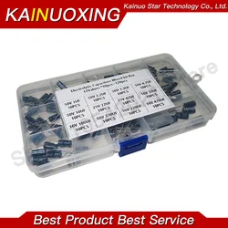 120PCS/lot 12values 1uF-470uF Aluminum Electrolytic Capacitor Assortment Kit 16V-50V electrolytic capacitors assortment box set