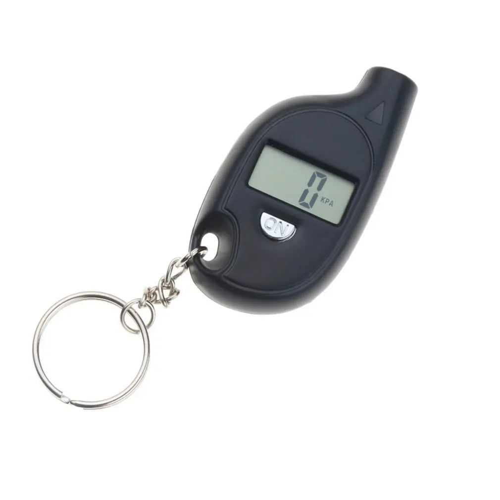 Lcd Digital Tire Pressure Gauge Car Tire Air Pressure Tester Meter Auto Car Motorcycle Tire Pressure Gauge Keychain Auto Tools