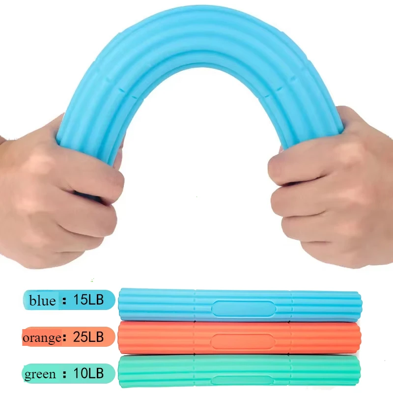 Handtrainer, flexible Stangen für Physiotherapie – lindert Sehnenentzündung, Schmerzen und verbessert die Griffkraft – zur Linderung von Ellenbogenschmerzen