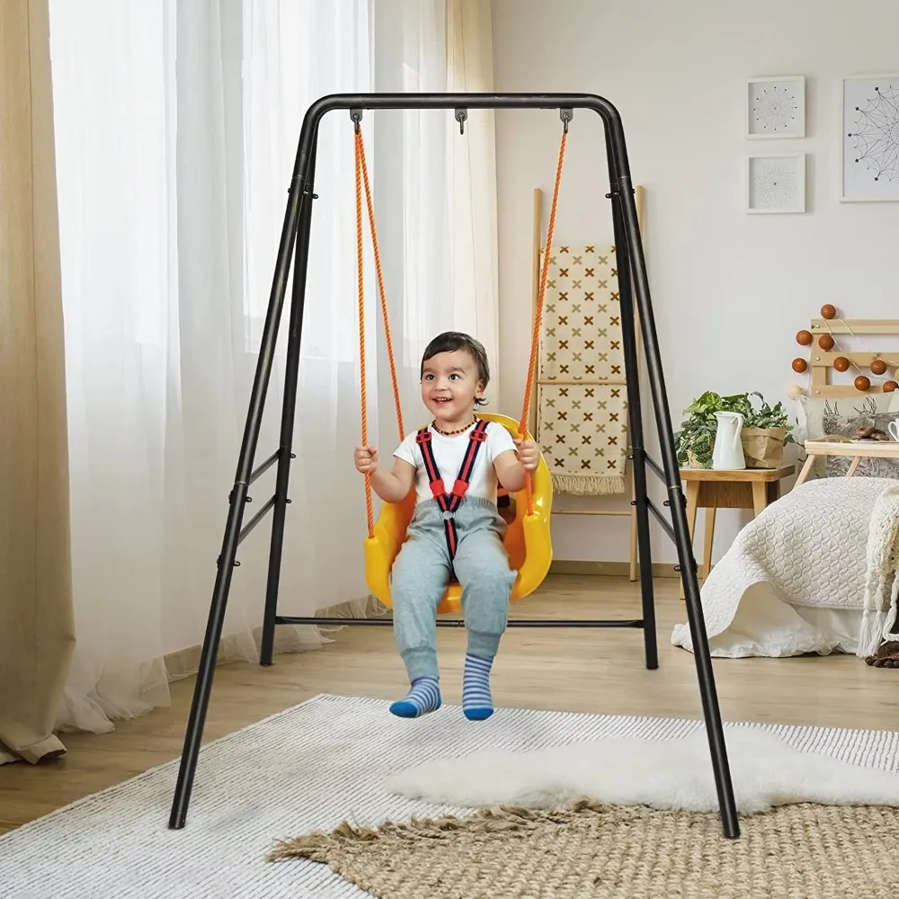 Best Quality Swing Stand Heavy Duty Hanging Chair Stand a Frame Metal Swing Sets for Backyard Hammock Stand