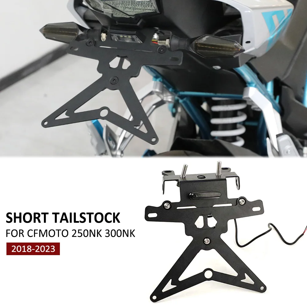 

Motorcycle Rear Short Tail Stock License Plate Light Tailstock Holder Bracket Kit FOR CFMOTO 250NK 250 NK 300 NK 300NK 2018-2023