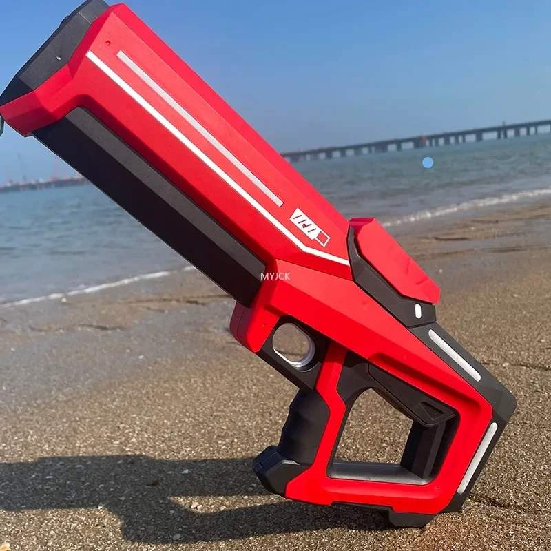 تلقائيا المياه ارتفاع ضغط ألعاب مسدس المياه الكهربائية للأطفال الصيف في الهواء الطلق بركة القتال ألعاب الأطفال ألعاب مياه هدية