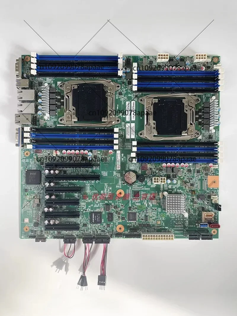 RD450X dual X99 server main board 2680v4 DIY computer can be on dual card Gigabit network port with boot cable