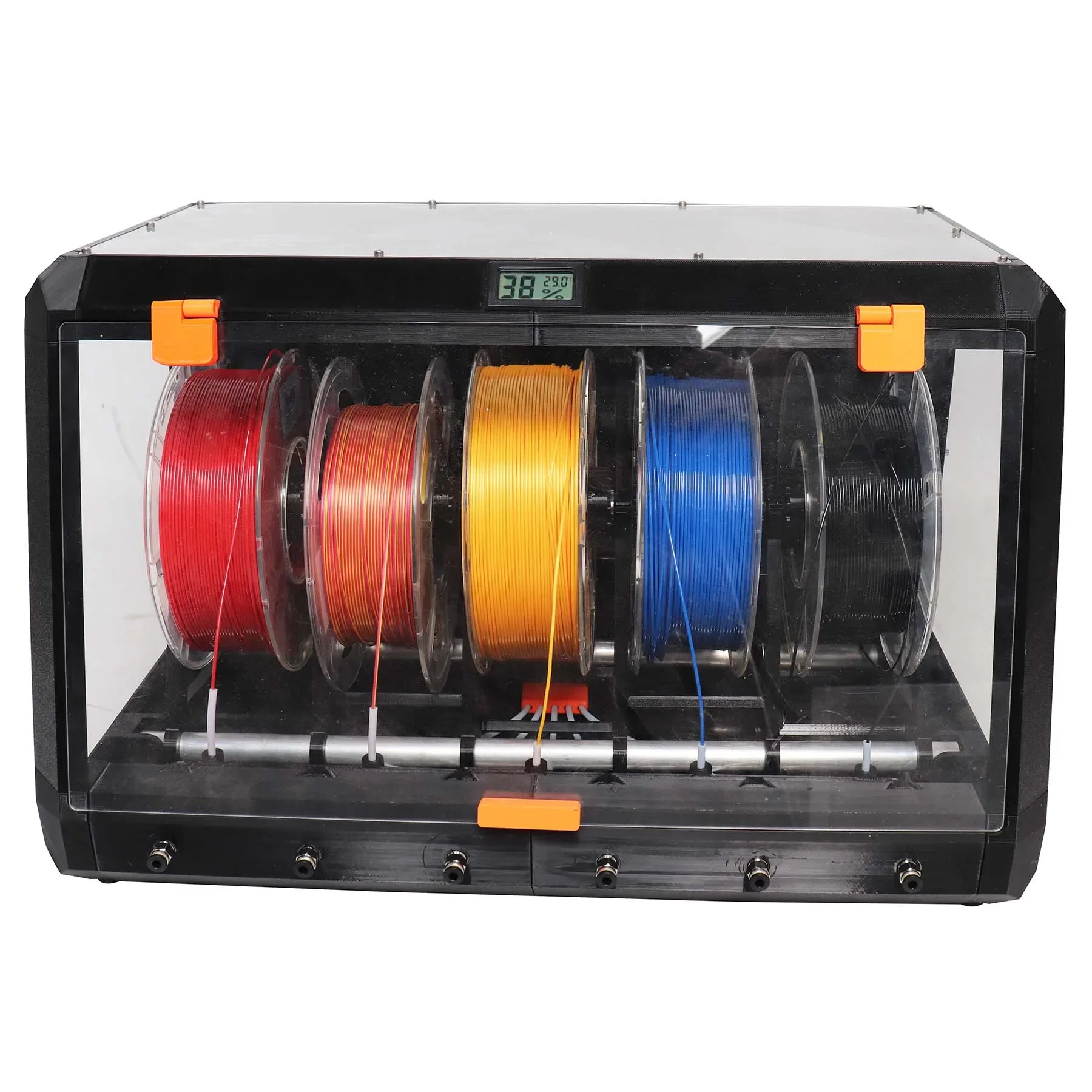 

*Blurolls MMU2S/MMU3 Filament Manager: 5-Spool Auto-Rewinding Dry Box | Tangle-Free Multi-Material Storage Solution