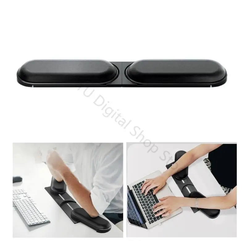 96BA Ergonomische, zusammenklappbare Handgelenk- und Unterarmauflage zum Tippen und für die Verwendung Laptop-Schreibtisch – Detail 9