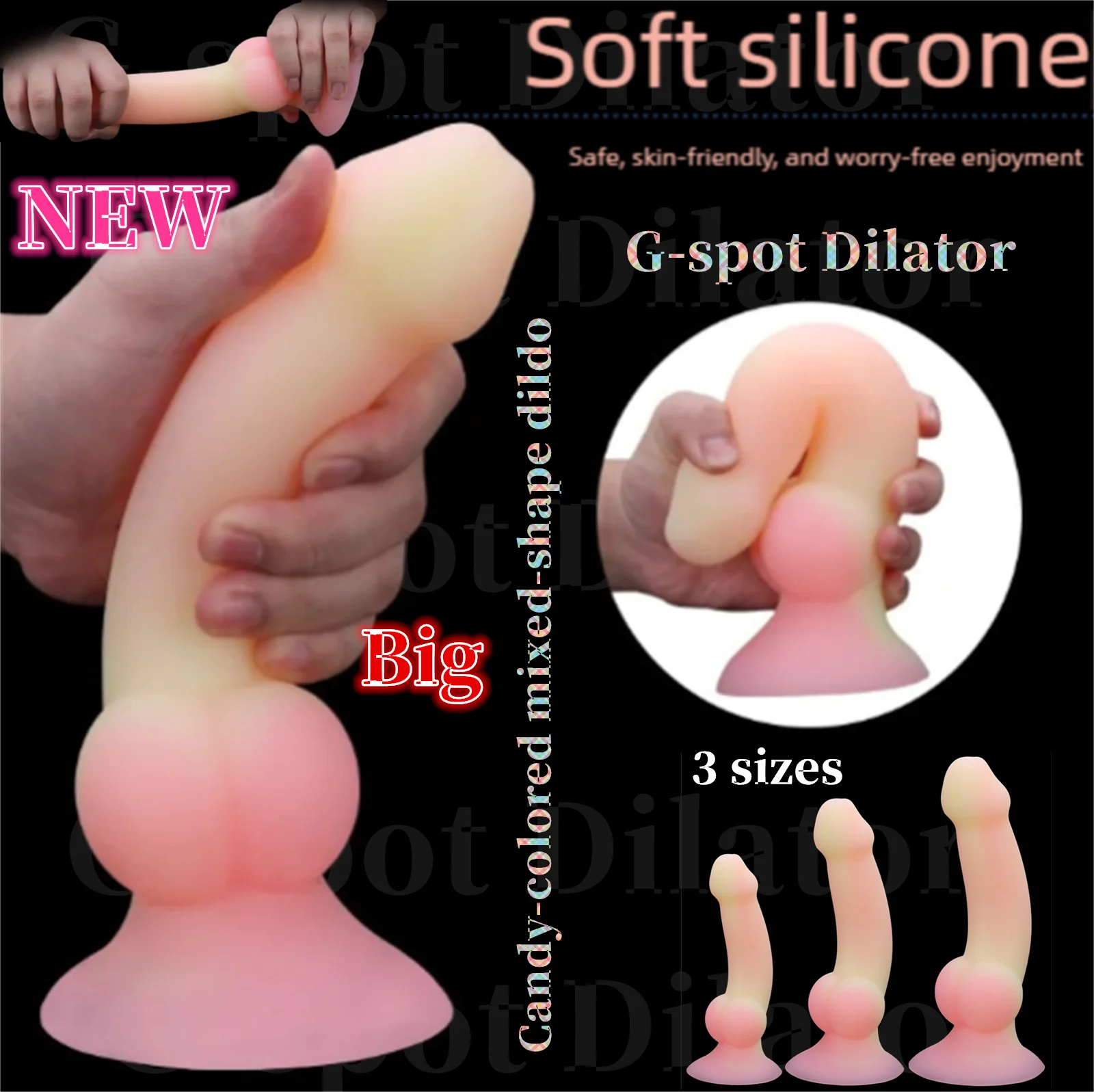Big Buttplug Monster Dog Dildo Anal Blug silicone Dildos Prostate Massager Butt Plug Adult Supplies Sex Toys for Women Men Gay18
