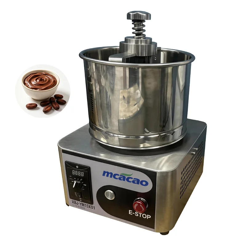Commercial Cocoa Bean Grinder 6L Capacity Cocoa Miliing Machine for Sauce Making High Efficiency Cocoa Processor