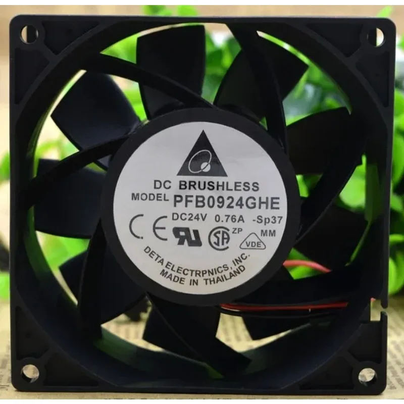 New Cooler Fan for Delta PFB0924GHE 24V 0.76A ABB ACS510 550 Inverter Fan 9238 9CM 90×90×38mm