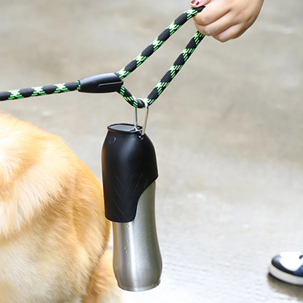 

Pet Water Cup Stainless Steel 750ML Leak Proof Portable Dog Water Bottle for Travel Hiking Outdoor Activities Pet Supply