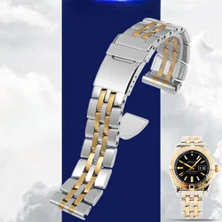 Stainless Steel Watch Strap for Breitling Galaxy Bentley Super Ocean Stainless Steel Belt Folding Buckle Watchband 22 24mm