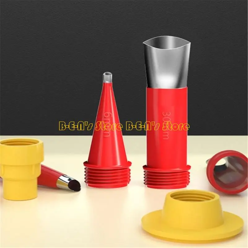 Y1AD 23Pcs Complete Glues Applicator Set with 15 Varied Nozzles and 8 Mounting Bases