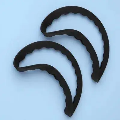 

2 Pcs Anti-noise Non-slip Mat Office Large Rubber Prevent Chair Protectors for Floor