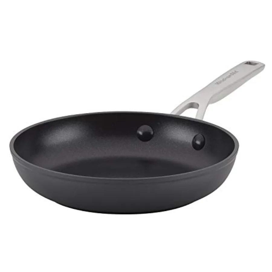 

Hard-Anodized Induction Nonstick Frying Pan, 8.25-Inch, Matte Black Small Pan