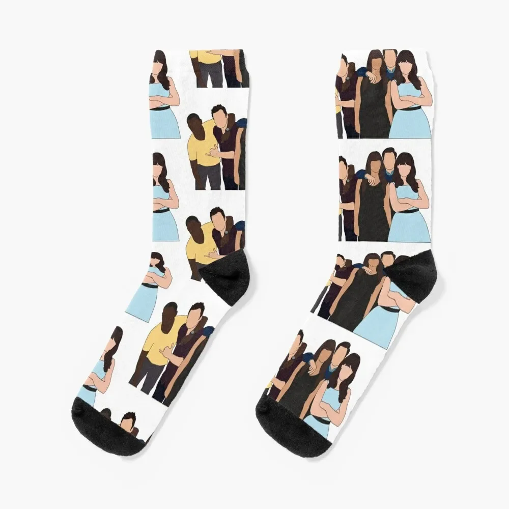 

New Girl Socks Stockings aesthetic Girl'S Socks Men's