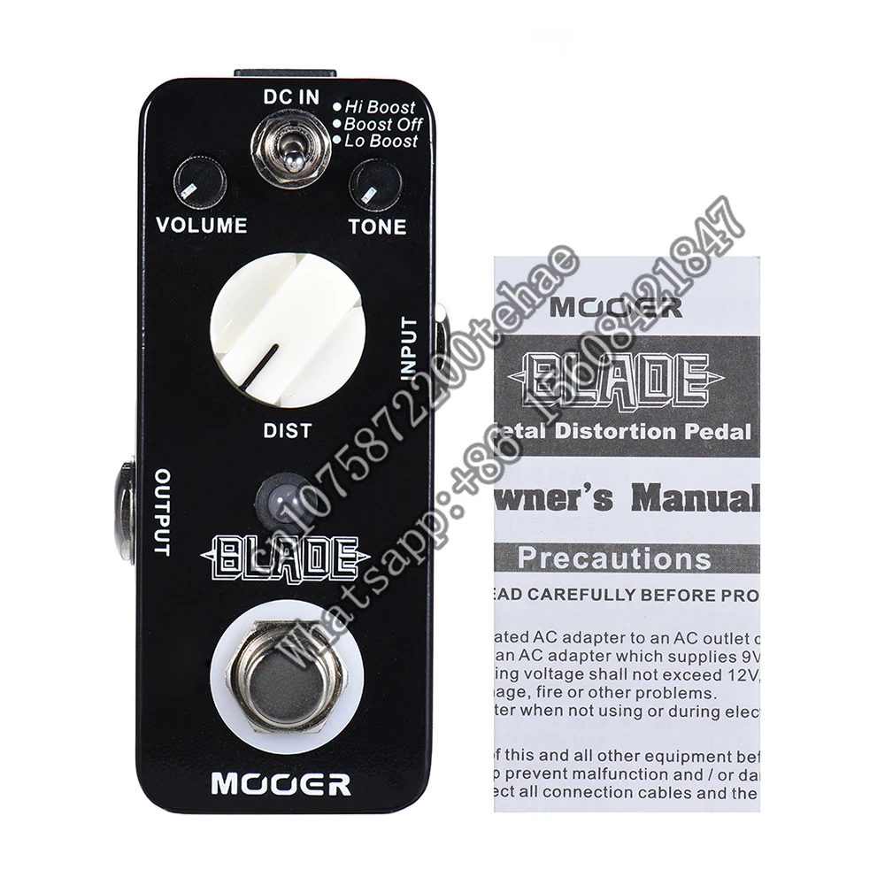 Mooer Effects Pedal Mmd1 Blade Effects Heavy Metal Distortion Guitar-Parts-And-Accessories Electric Guitar Kit Effects Pedal