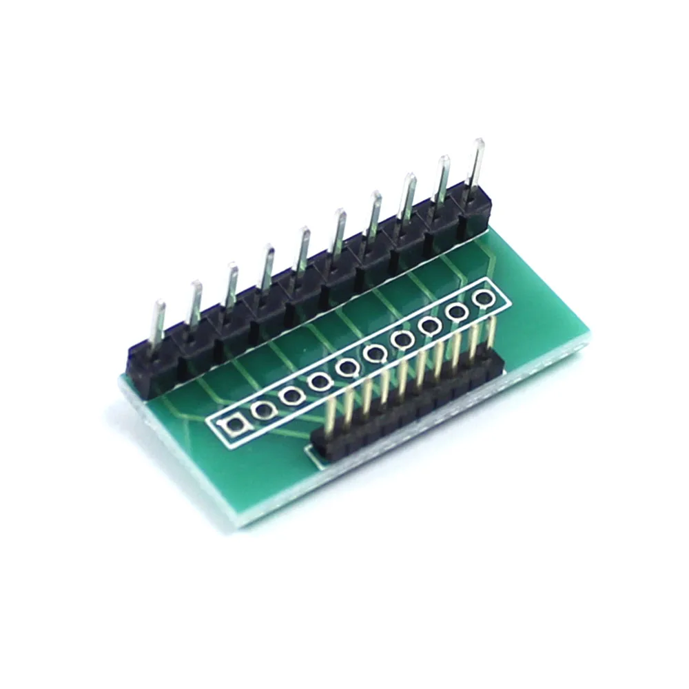 1piece 1.27mm to 2.0mm to 2.54mm Pitch Transfer Plate Converter Single Double Row Pin PCB Adapter Board