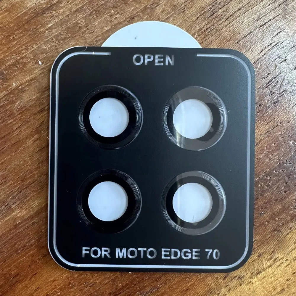 For Motorola Edge 70 60 Fusion Pro 60 Neo Metal Frame Full Coverage Tempered Glass Camera Lens Protector Anti-Scratch Lens Film