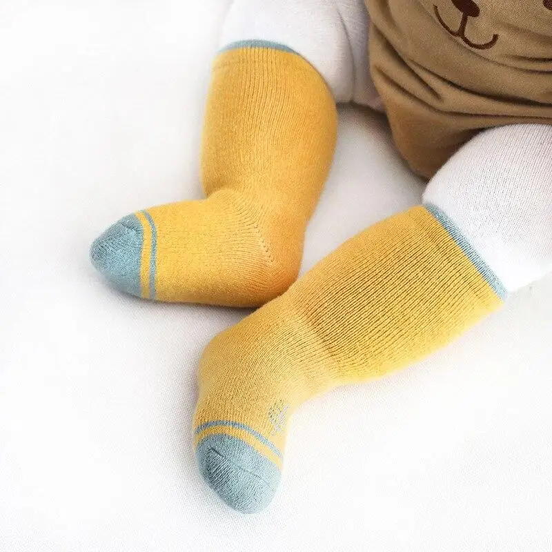 3 pairs Winter Thicken Newborn Baby Socks Toddler Baby Girls Boys Socks Soft Kids Children Socks Warm Clothes Accessories