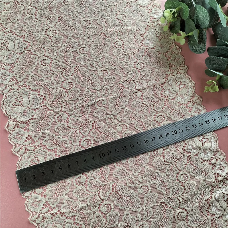 2023 Soft Elastic Large Edge 25.5CM Underwear Bra Accessories Wedding Decoration Lace E3117-1