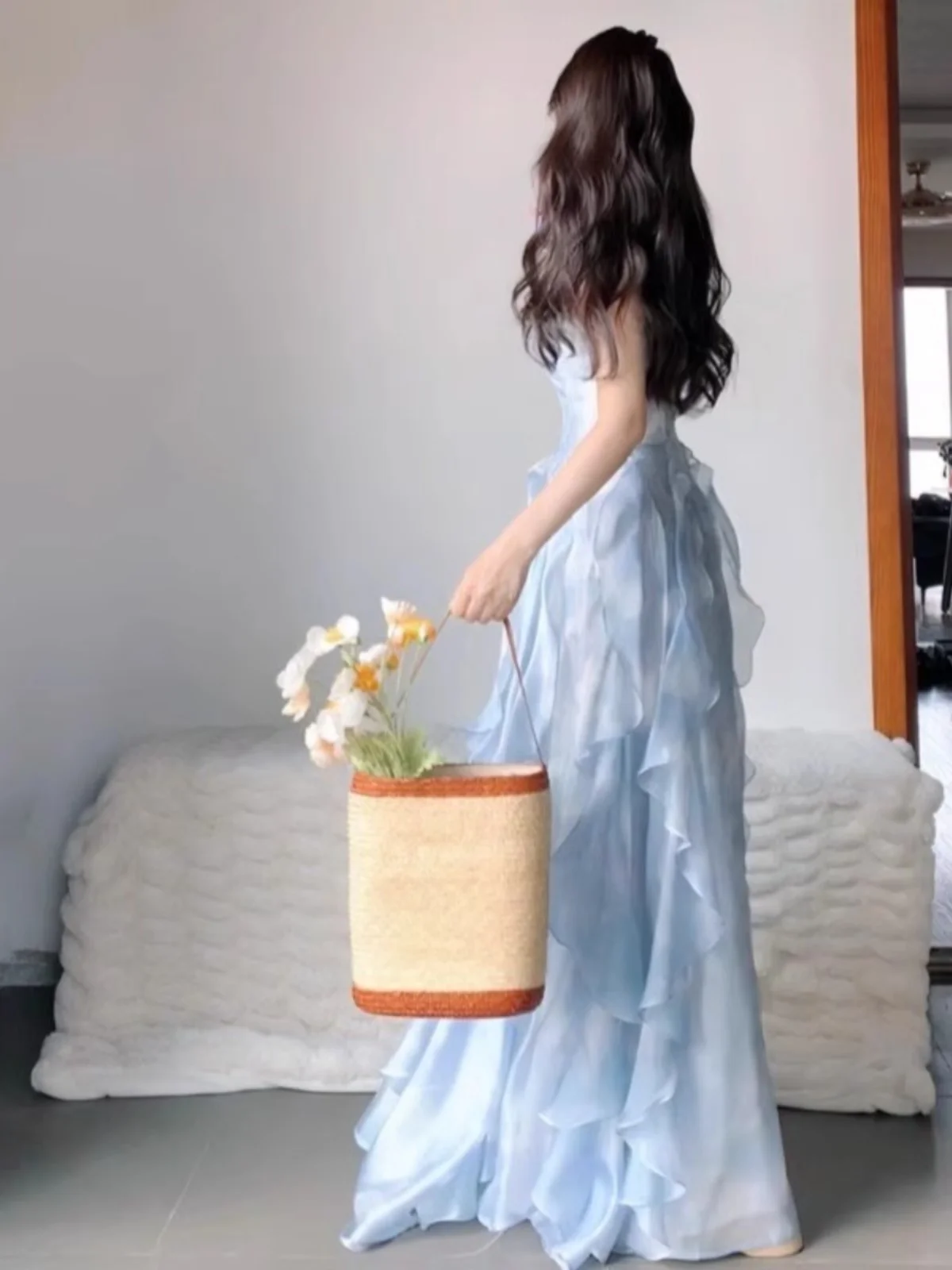 

Ele Strapl Summer Fairy Skirt Women's Dr 2025 New Design Beach Holiday Sle Unique Small ence Sensation