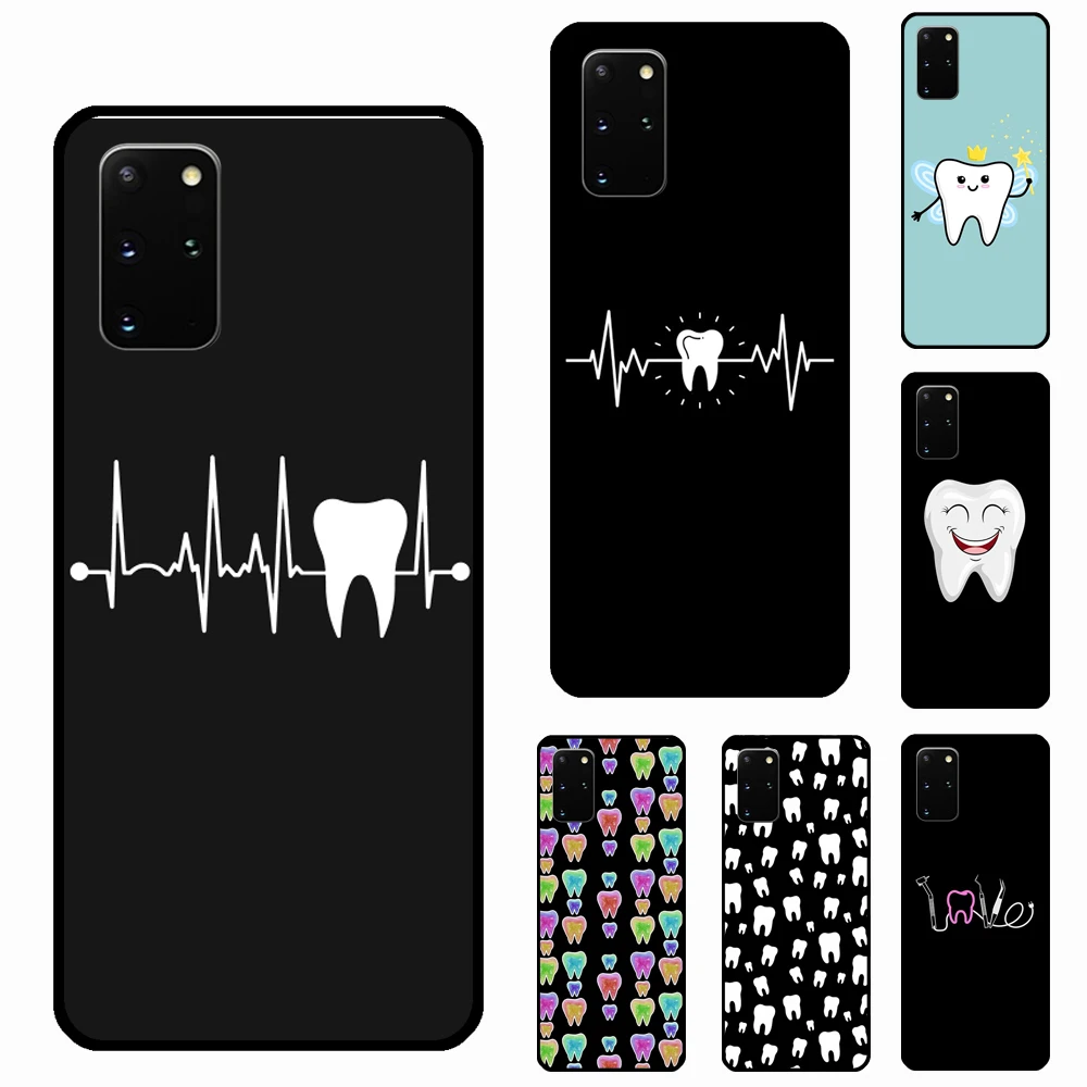 Dentist Dental Teeth Tooth Doctor Case For Samsung Galaxy S21 Ultra S22 S20 FE Note 20 Ultra Note10 S8 S9 S10 Plus Coque