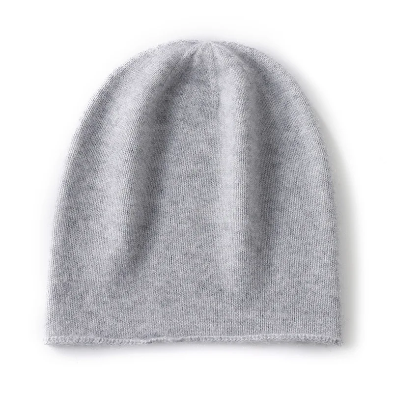 Adults Outdoor 35% Cashmere Beanie Hat Gravity Warm Knit Skull Cap Solid Color Winter Unisex Hiking Camping Running