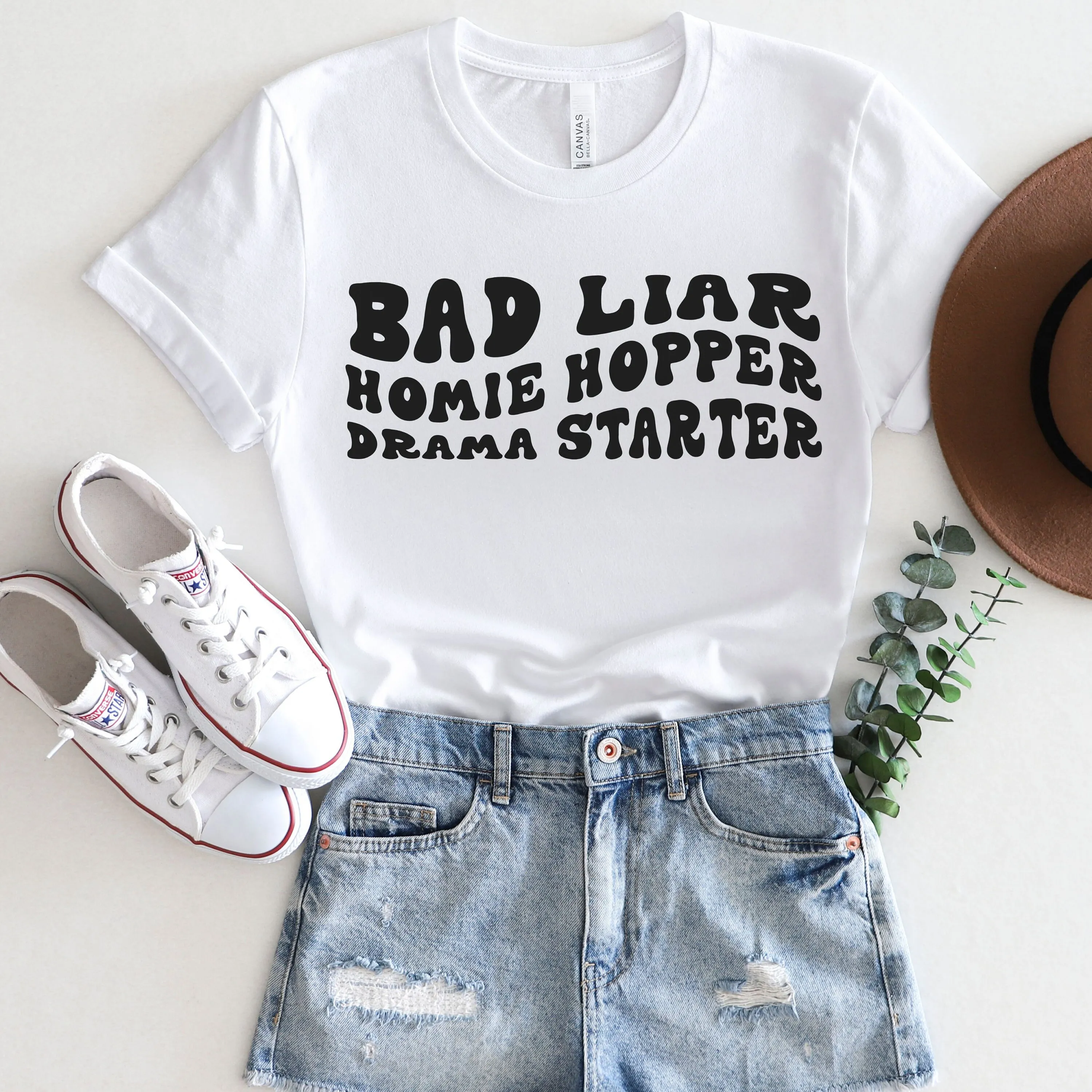 Bad Liar Homie Hopper Drama Starter T Shirt Huddy Charli Damelio