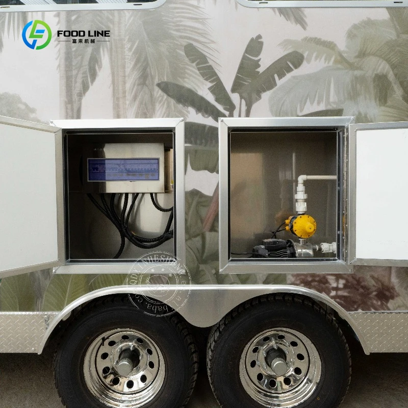 New Fashion Toilet Truck Mobile Toilet Trailer with Good Price and Customized Trailer Sticker