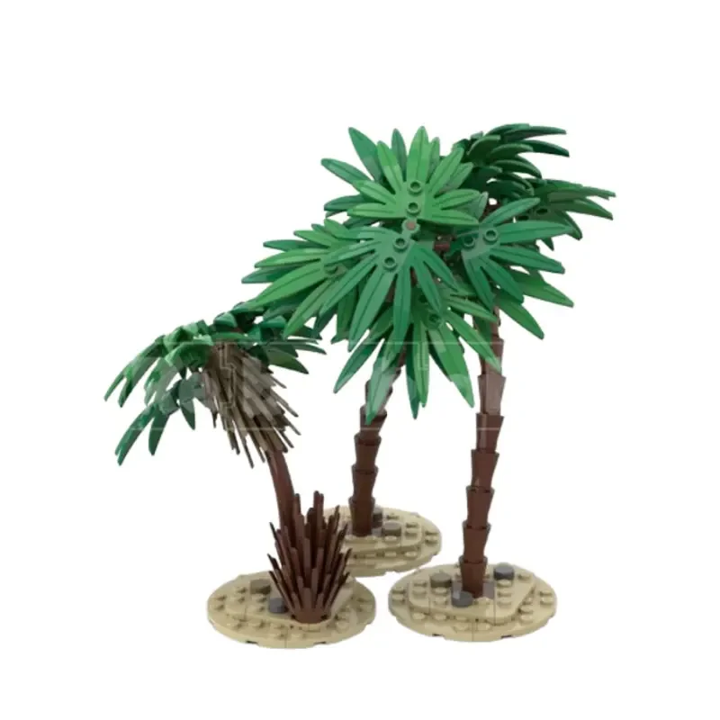 

Plants and Trees Collection Alternate Build MOC Building Blocks, Nature Green Plants Model for Hobbyists and Display