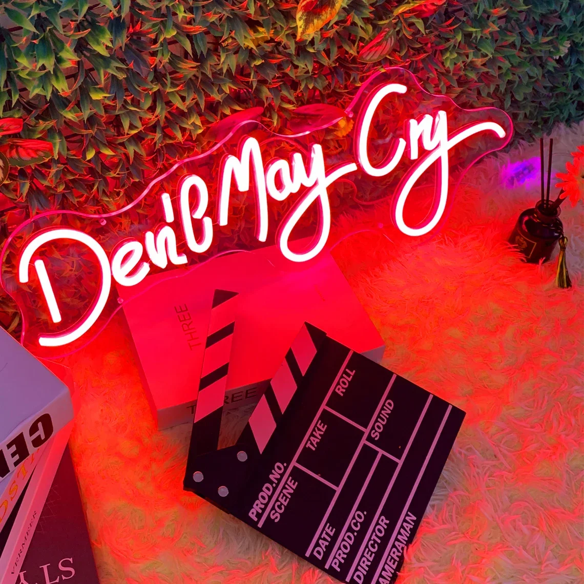 

Devil Neon Sign Home Bedroom Playroom Living Room Cry Aesthetics Sign Anime May Wall Decor Wedding Proposal Engagement Sign
