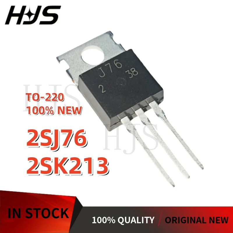 5/10PCS/5Pairs 2SK213 2SJ76 K213 J76 TO-220 Audio amplifier transistor Brand New In Stock
