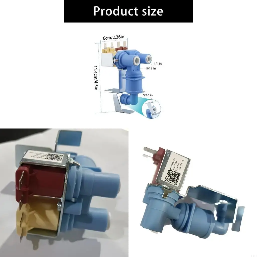 F92F ABS 2 Water Control Component For Refrigerator Freezer And Dispenser Quick Mounting Choice