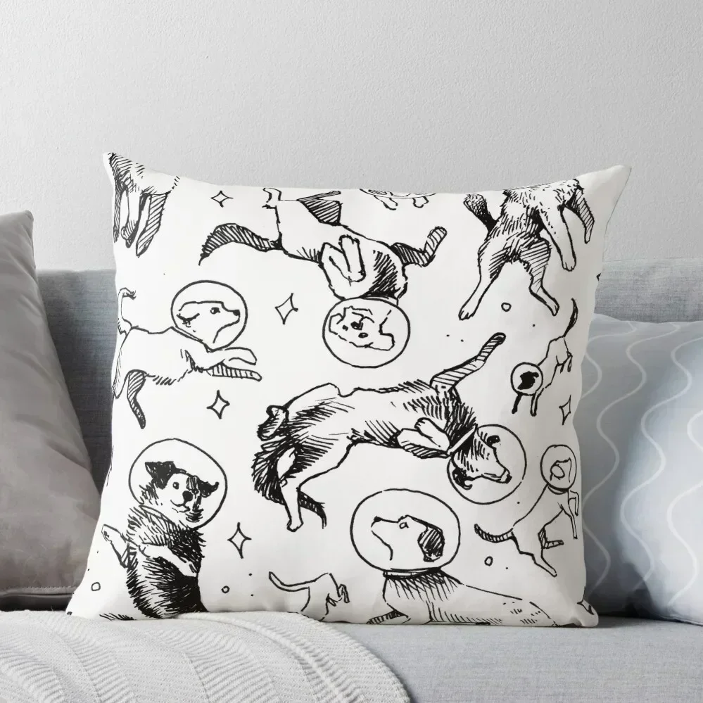

Space dogs Throw Pillow Decorative pillow case Couch Cushions Luxury Pillow Case Decorative Cushions