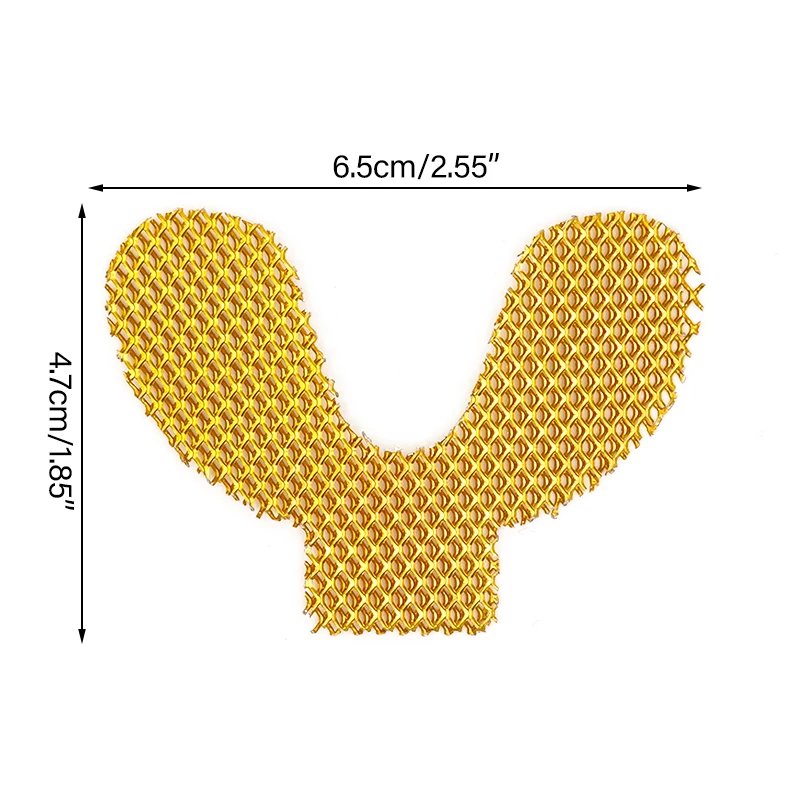 Bandeja de red de Metal para dentadura, malla de refuerzo Palatal para fortalecer los dientes superiores e inferiores, 10 piezas