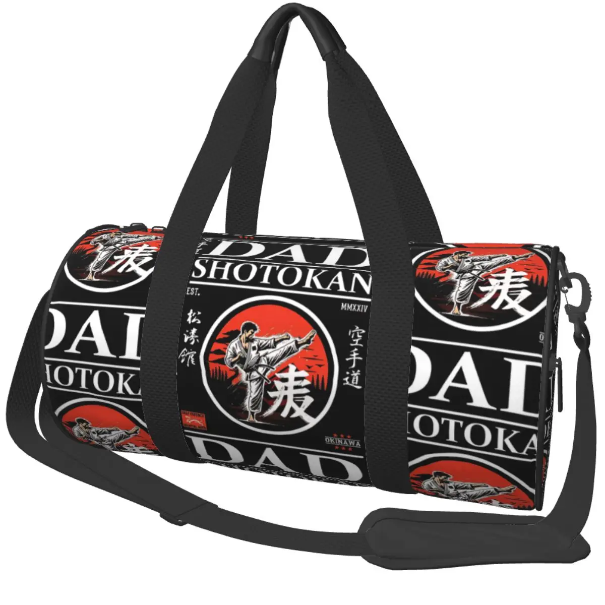 

Шотокан каратэ папа дизайн спортивные сумки с обувью спортивная сумка водонепроницаемая мужская женская сумка на заказ тренировочная ретро сумка для фитнеса