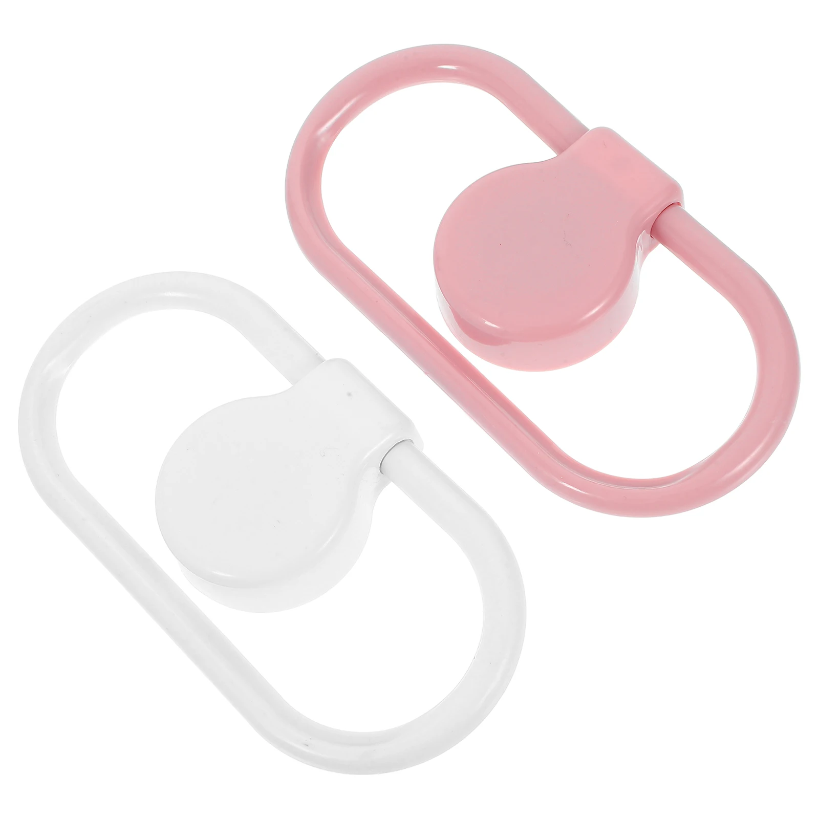 

2pcs TowelRing NoPunching Bathroom Towel Holder BathroomHolder AdhesivePlastic HandTowel ShelfSink SpaceSaving