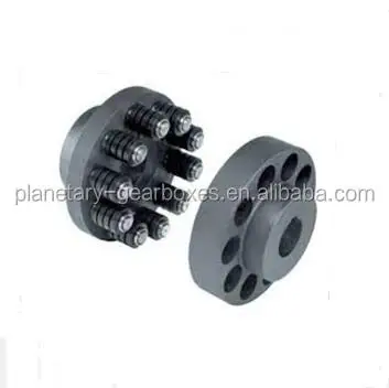 Hl ประเภทยืดหยุ่น Muff Flange Bush ยืดหยุ่นแขนยืดหยุ่น Oldham Steel Disc Clamp Shaft แข็ง Fcl Pin Coupling พร้อมเบรคล้อ
