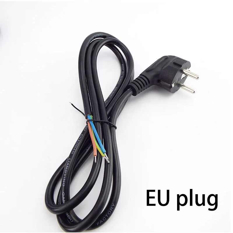 1.5m Open End Rewired AC Power Cable Dishwashers wire AC Power Supply Extension Cord For Electrical Fan Vacuum Dishwashers A4