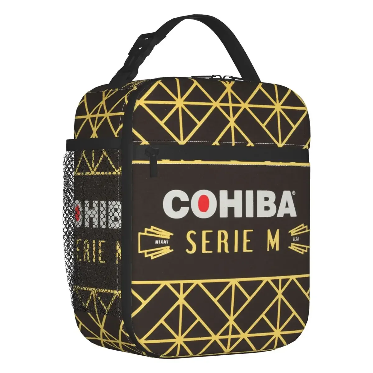 

Cuban Cigars Cohiba Insulated Lunch Bag for Women Portable Cooler Thermal Lunch Tote Office Picnic Travel