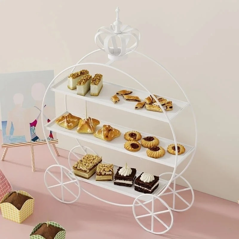Crown Dessert Display Rack, Afternoon Tea Cake, Three Layer Cake Rack, Party, Wedding Decoration, and Decoration Tray